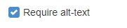 Require alt-text