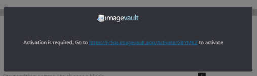 Activate imagevault