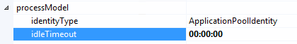 application host settings