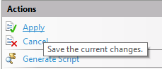 Apply configuration changes