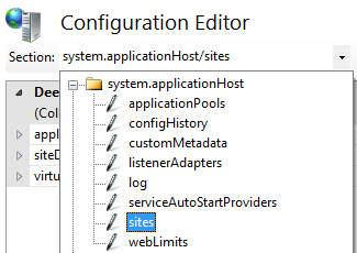 sites section